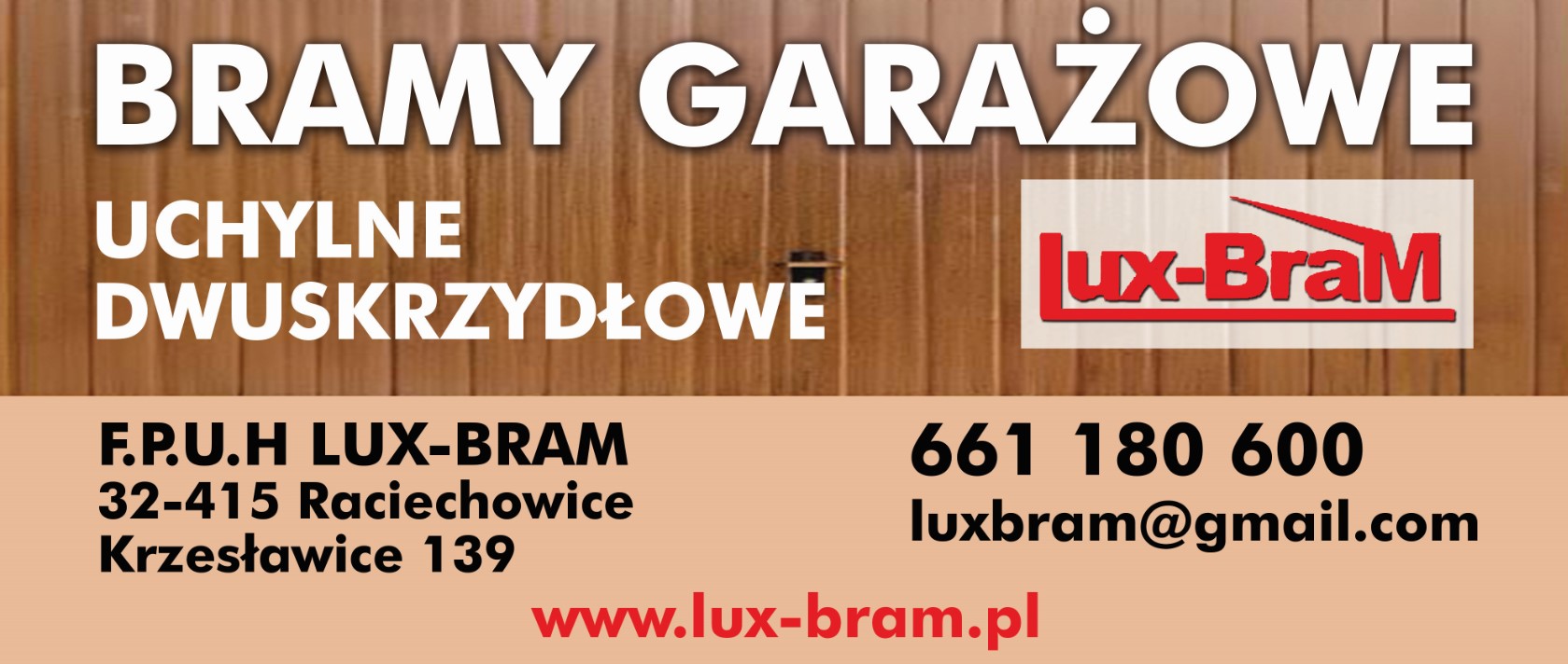 bramy garażowe MYŚLENICE